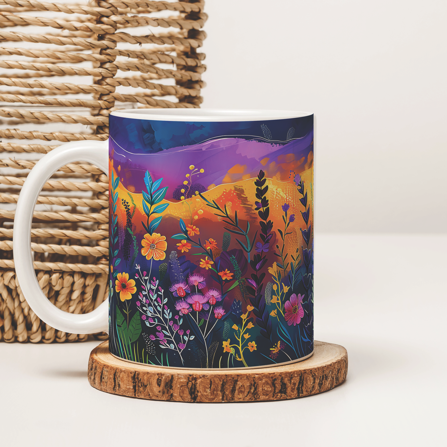 Mug - Colorful floral