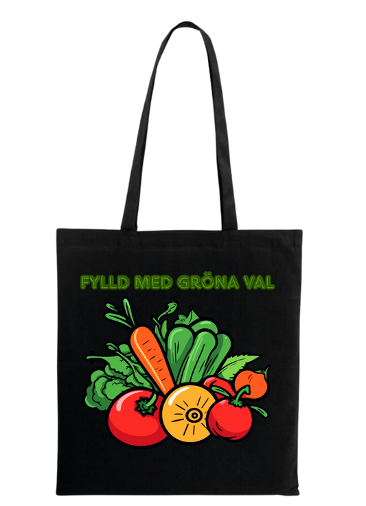 Tygkasse- Fylls med gröna val