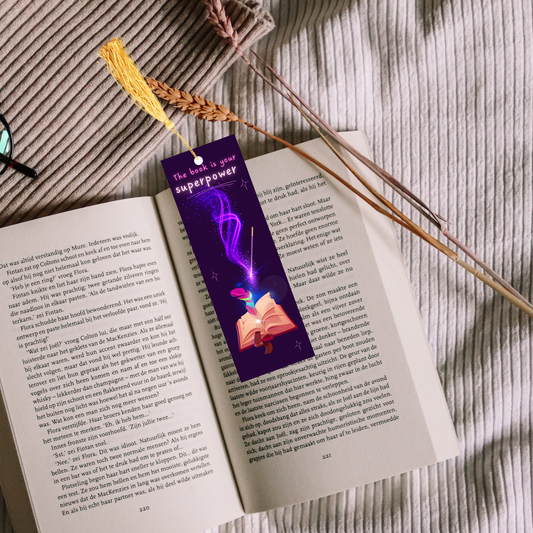 Bookmark - The book is your superpower