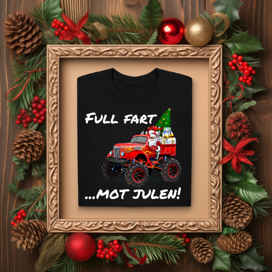 T-shirt - Full fart mot Julen!