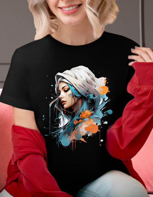 T-shirt - Colourful girl