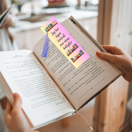 Bookmark - Jag har ingen kontroll över mina bokhyllor