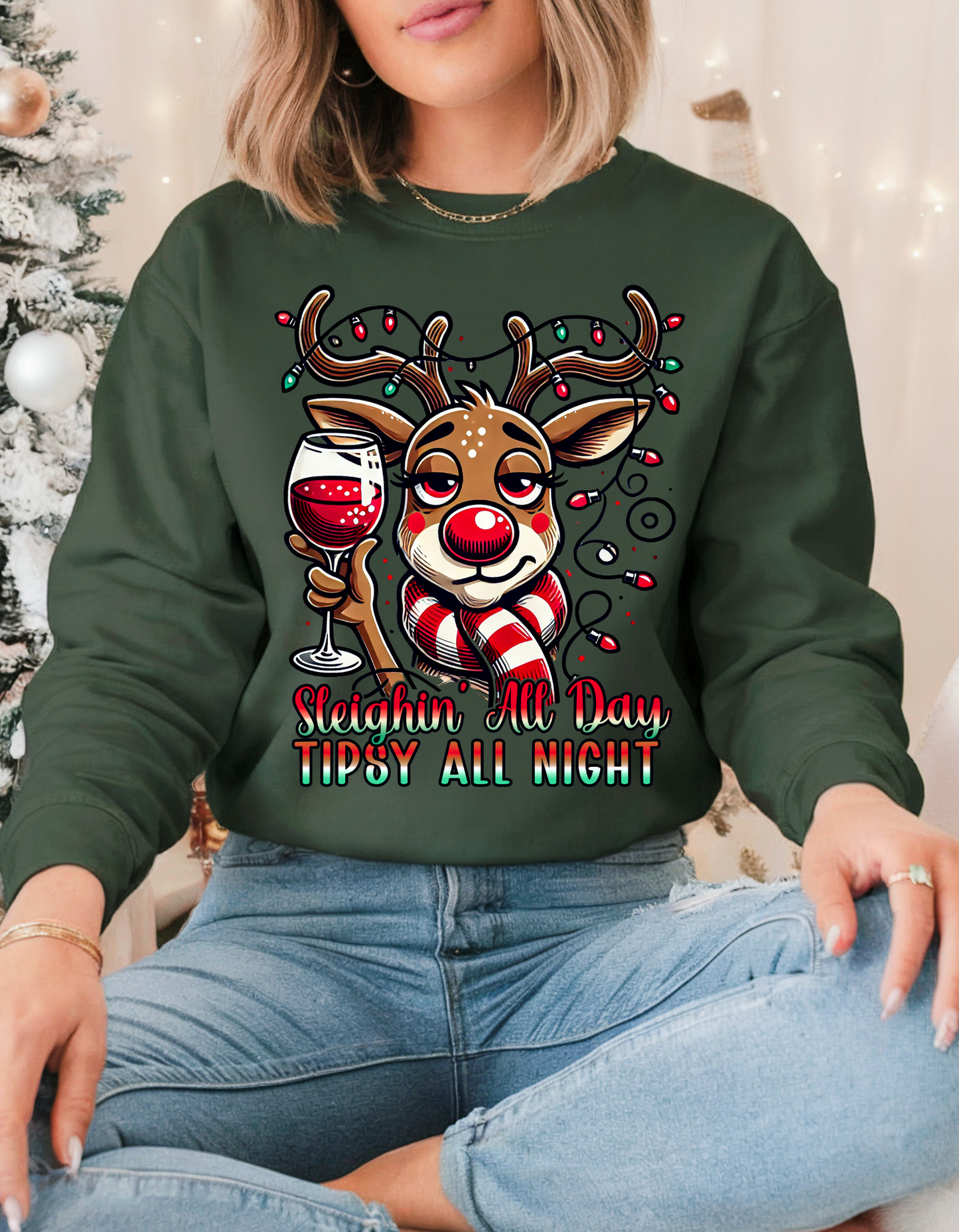 Swetshirt - Tipsy all night