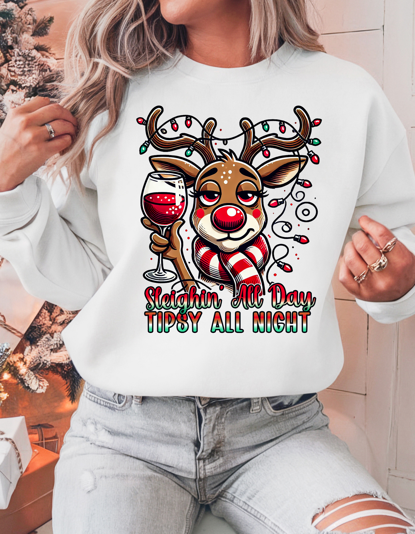 Swetshirt - Tipsy all night